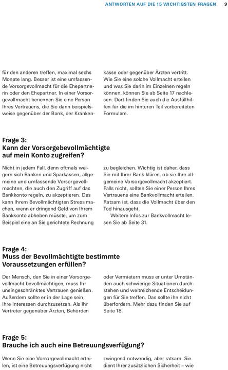 Nährwerte und Zutaten Das Vorsorge-Set (Deutsch, Stiftung Warentest, 2024)