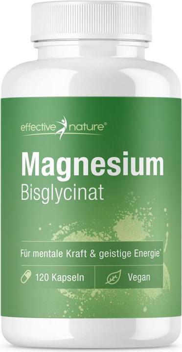 Immagine prodotto Effective Nature Magnesio bisglicinato (120 Pezzo/i, Pillole, 79 g)