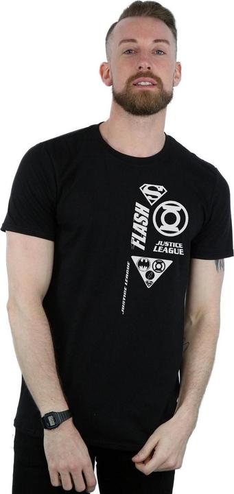 Produktbild Justice League Chest Icons TShirt (M)