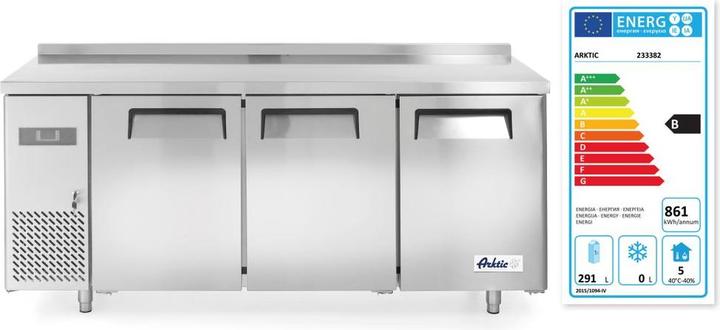 Produktbild Hendi Kühltisch dreitürig Kitchen Line 390L (390 l)