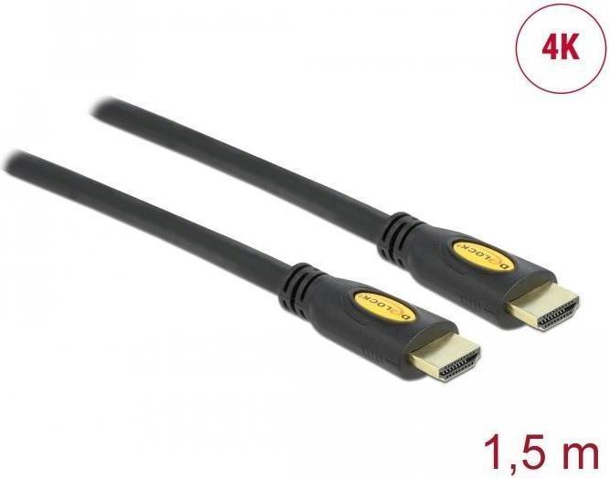 Actual product image Delock High Speed HDMI with Ethernet Cable (1.50 m, HDMI)