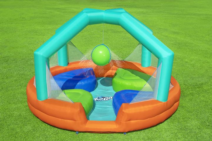 Produktbild Bestway aufblasbares Spielcenter Dodge & Drench Water Park, 4,5 x 4,5 x 2,68 m, 53383