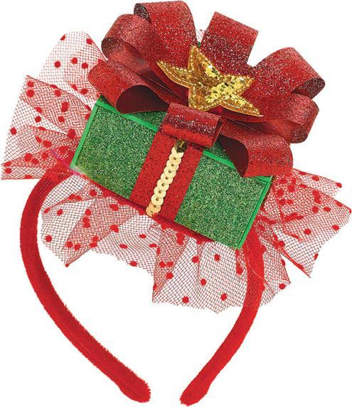 Produktbild Amscan Haarreif Weihnachtsgeschenk Plastik / Textil 13,6
