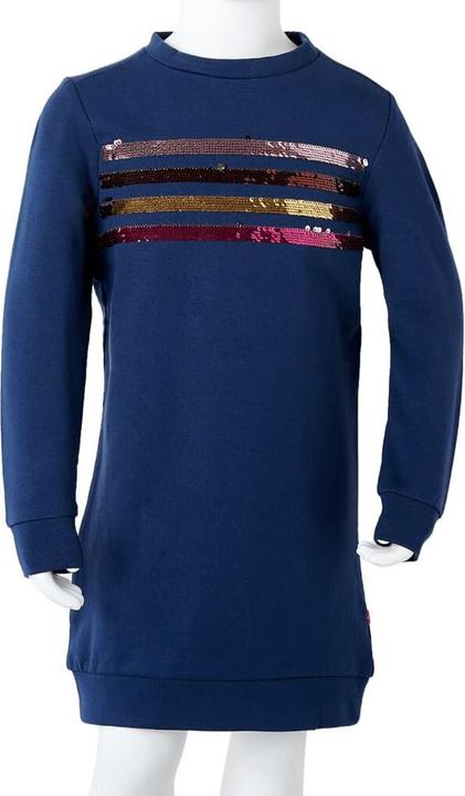Actual product image VidaXL Children's jumper dress navy blue 104,Material: 95 (104)