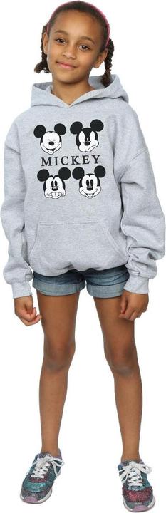 Immagine prodotto Disney Mickey Mouse Four Heads Felpa con Cappuccio Ragazze (152, 158)