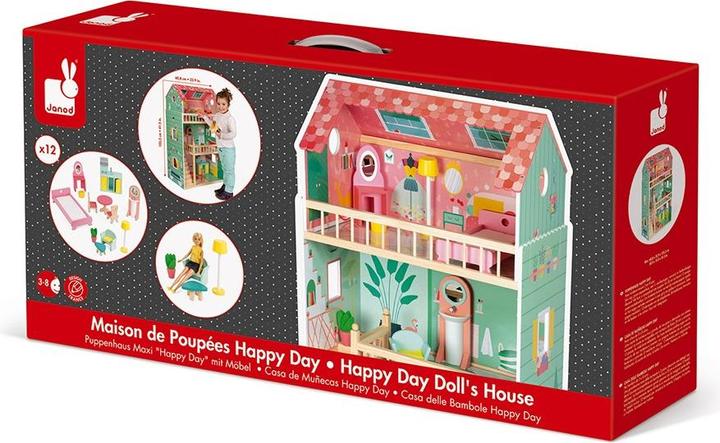Produktbild Janod Puppenhaus Maxi Happy Day