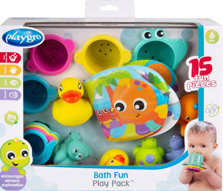 Playgro Bath toy gift set 15 pcs.