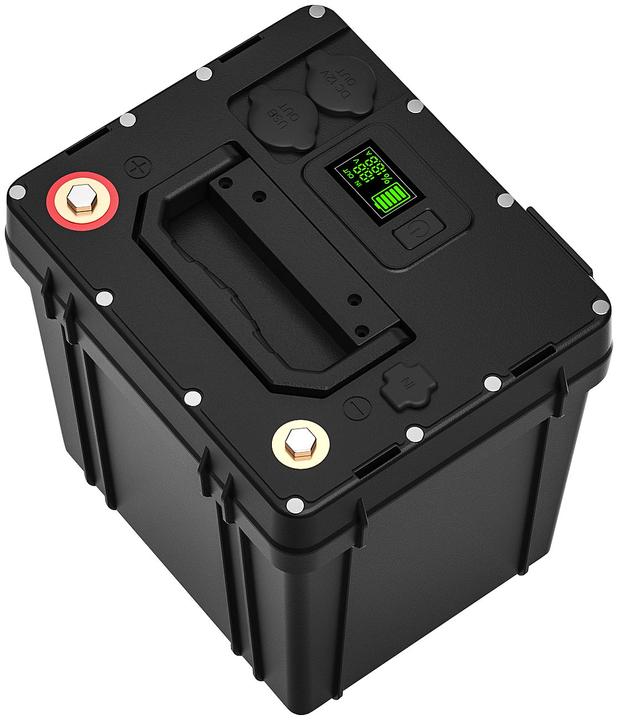 Immagine prodotto TKA Batteria LiFePO4, 12 V, 60 Ah / 768 Wh, BMS, MPPT, 12 V DC, QC, PD 30 Watt (12.80 V, 60 Ah)