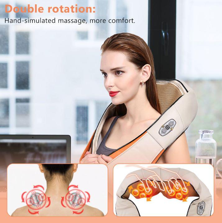 Immagine prodotto Magni Massaggiatore Shiatsu per il collo con funzione calore