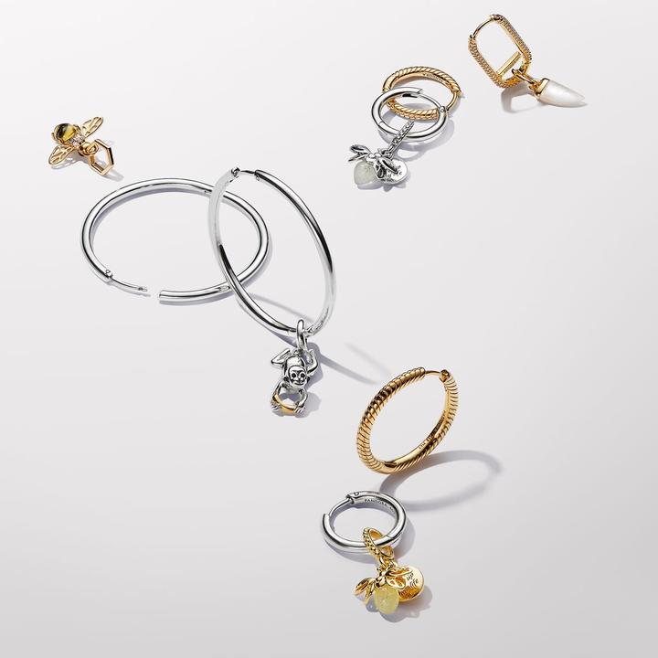 Image du produit Pandora Moments 40 mm Charm Boucles d'oreilles (Argent massif)