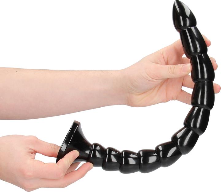 Actual product image Ouch! Stacked Anal Snake - 16"/ 40 cm