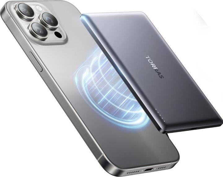 Actual product image Torras MiniMag Powerbank (5000 mAh, 18 W, 18 Wh)