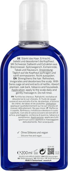 Image du produit Rausch Tonique cuir chevelu argenté à la sauge 200 ml (200 ml)