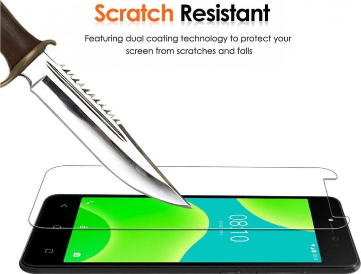 Immagine prodotto Screenguard Wiko Y50 Pellicola protettiva in vetro Custodia Design amichevole (1 Pezzo/i, Wiko Y50)