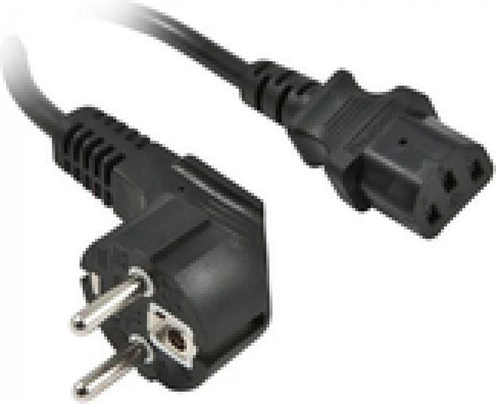 Produktbild Synergy 21 Netzkabel 220V Schutzkontakt CEE7(Stecker)->Kaltgeräte IEC-C13(Buchse), 0.5m, Black (0.50 m, C13, CEE 7/7)