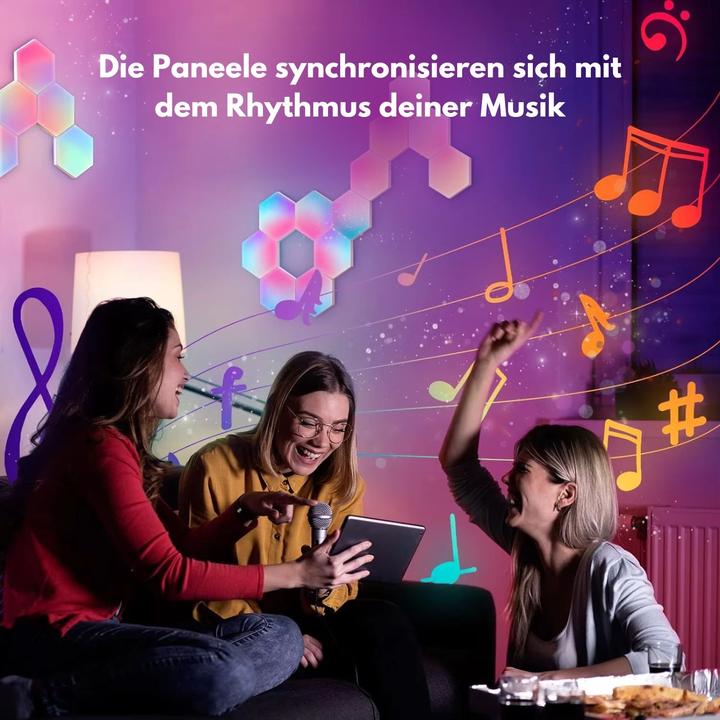 Actual product image Hermex Hexagon-Lichtpaneele