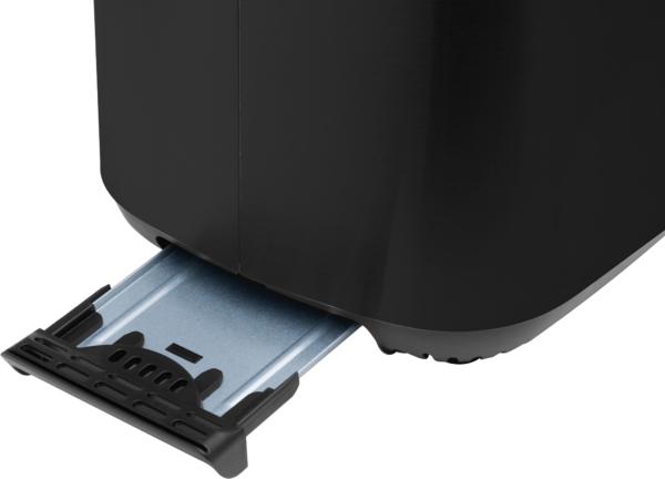 Produktbild ECG ST 2768 Timber Black Toaster 7 Heizintensitätsstufen, Auftau- und Aufwärmfunktionen