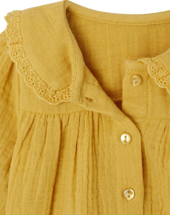 Produktbild Vertbaudet Baby Bluse mit Bubikragen, Baumwollmusselin (80)