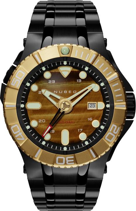 Produktbild Nubeo NB-6054-11 Herrenuhr Manta Automatik 54mm 30ATM (Taucheruhr, 54 mm)