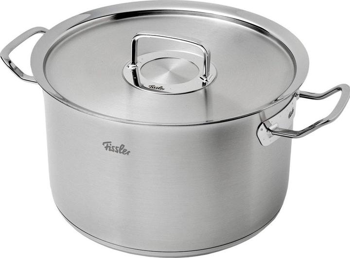 Fissler orig. Profi Collection 2 high saucepan + lid 28 cm (28 cm, Pot, Stainless steel)