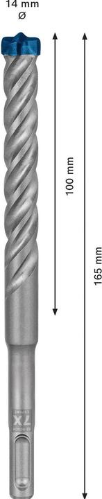 Actual product image Bosch Professional Zubehör SDS plus-7x (14 millimetres)