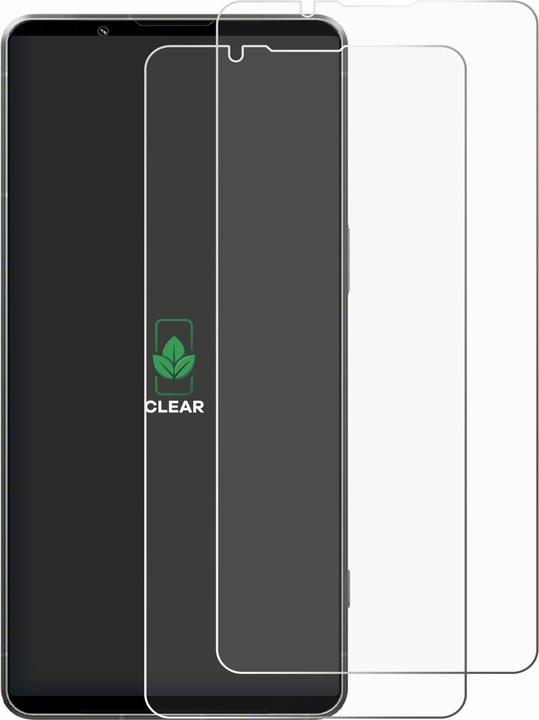 Actual product image ScreenLeaf Screen Protector sustainable Screen Protection, clear, anti-scratch (2 Piece, Sony Xperia 1 VI)
