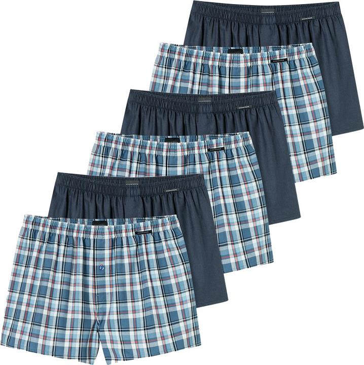 Actual product image Schiesser 6er Pack Web Boxershorts (8, XXL, pack of 6)