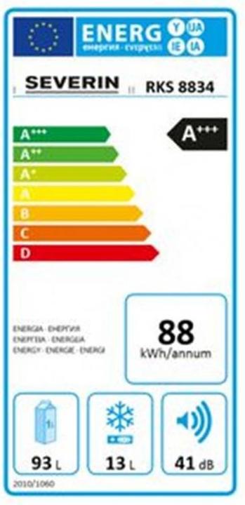 Energie-Label Severin RKS 8834 (108 l)