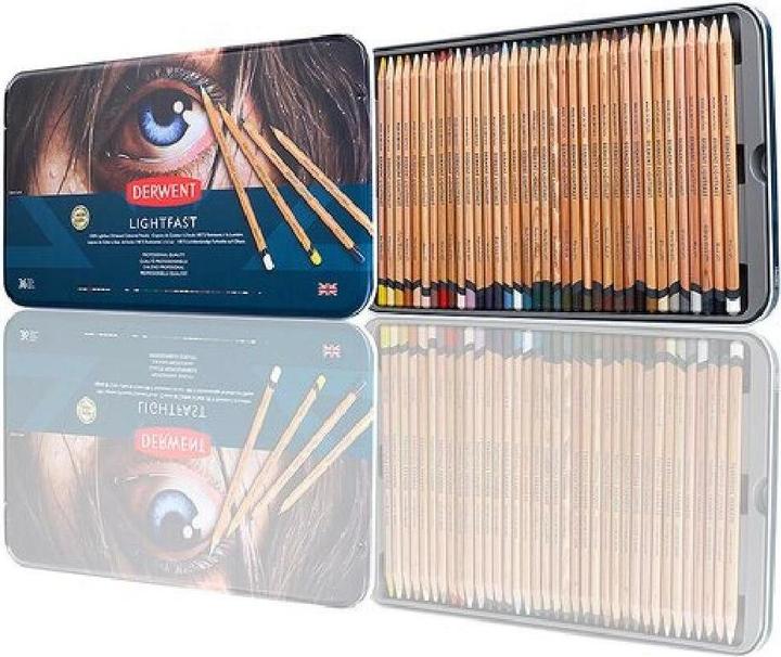 Image du produit Derwent Crayons de couleur Lightfast, 4 mm, multicolore, 36 pièces (Multicolore, 36 x)