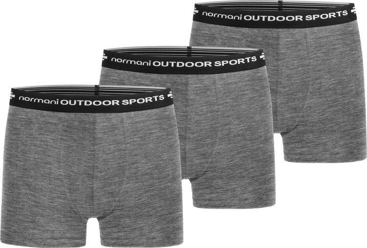 Normani 3er Pack Herren Merino Boxershorts Unterhose - 7694