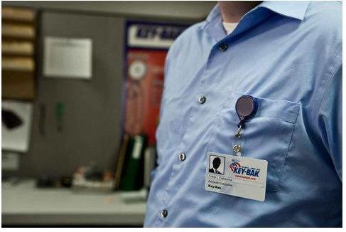 Actual product image Rieffel Badge holder