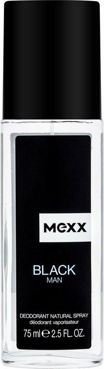 Mexx Black Man Natural deodorant spray 75ml (Spray, 75 ml)