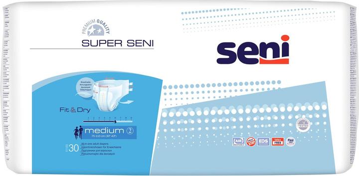 Actual product image Seni Diaper pants breathable waist 75-110cm 6 drops (30 x, M, L, XL)