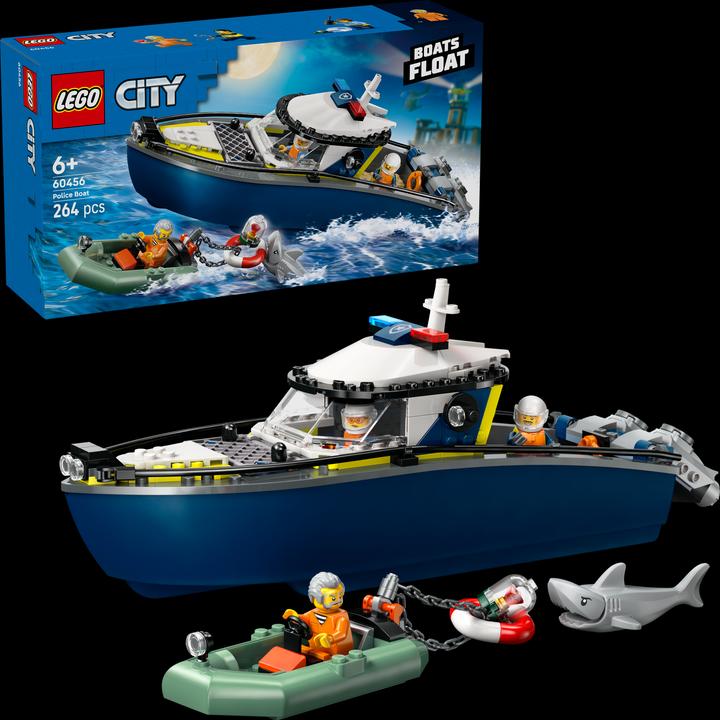 Actual product image LEGO Verfolgungsjagd im Polizeiboot (60456, LEGO City)