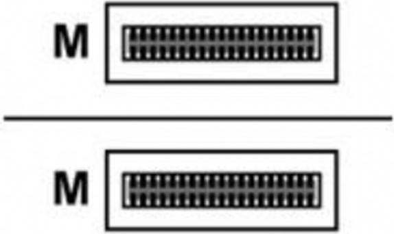 Actual product image HPE E Aruba Active Optical Cable QSFP+ to QSFP+ (7 m)