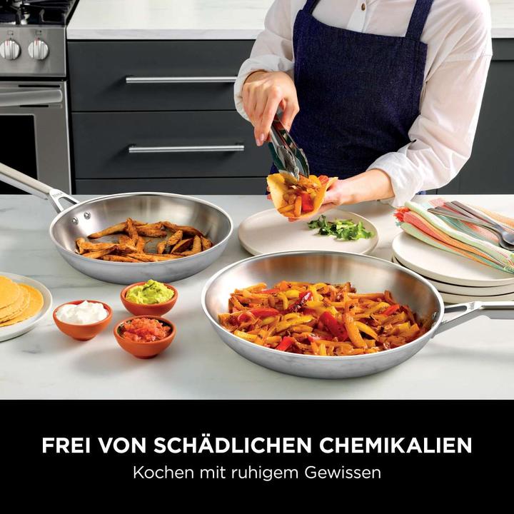 Actual product image Ninja NIA roasting pan 20cm EverCl.ES (20 cm, Casserole + Stewpot, Stainless steel)