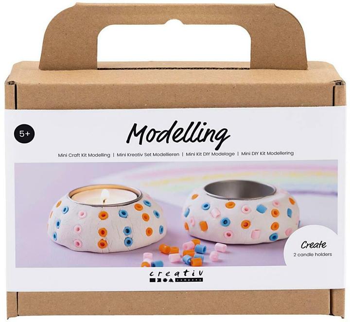 Image du produit Creativ Company Kit de bricolage Modélisation Porte-bougies à chauffe-plat
