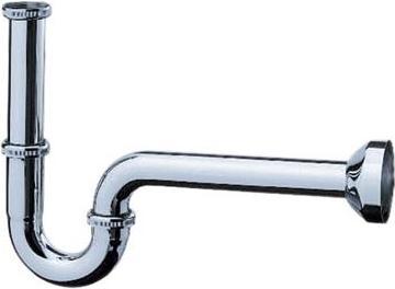 hansgrohe HG tube siphon installation-friendly chrome (Tube siphon, 1 1/4")