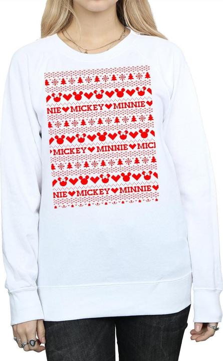 Image du produit Disney - Sweat MICKEY AND MINNIE CHRISTMAS FAIR ISLE - Femme (M)