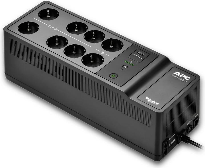 Image du produit APC BACK-UPS 500VA 8 ITALIAN (500 VA, 300 W, Standby Onduleur)