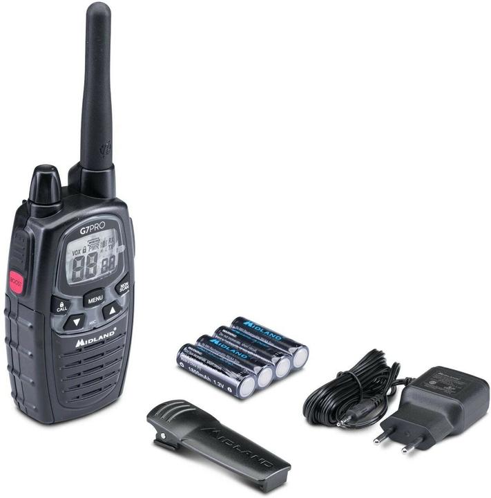 Productafbeelding Midland G7 Pro Enkelvoudige PMR + LPD radio met 16 kanalen (10 km)