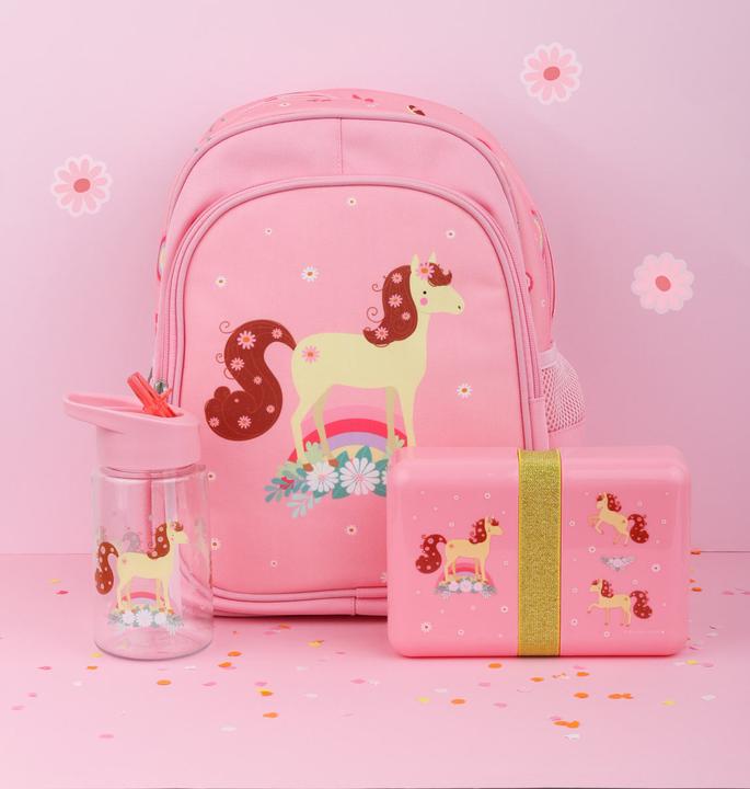 Produktbild A Little Lovely Company Lunchbox Horse SBLHPI11 rosa 18x6x12cm