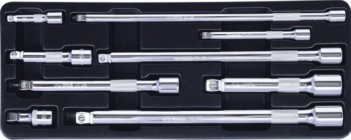 KS Tools 1/4"+3/8"+1/2" CHROMEplus Kipp-Verlängerungs-Satz