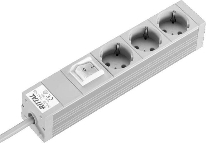 Produktbild Rittal Steckdosenleiste (Rack (3 x, CEE 7/3, 2 m)