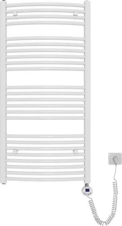 Actual product image Emke Electric Bathroom Radiator, Electric Bathroom heater, White 120x60cm 600W (600 W)