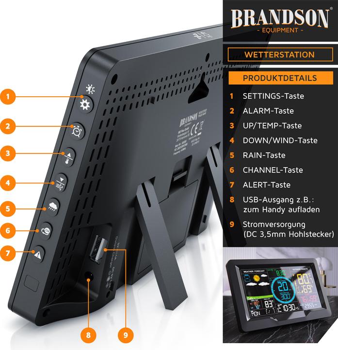 Produktbild Brandson Funkwetterstation