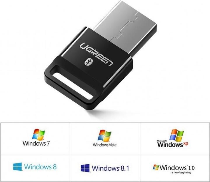 Image du produit Ugreen Adaptateur USB Bluetooth 4.0 Qualcomm aptX black - Adaptateur Bluetooth (Emetteur & Récepteur)