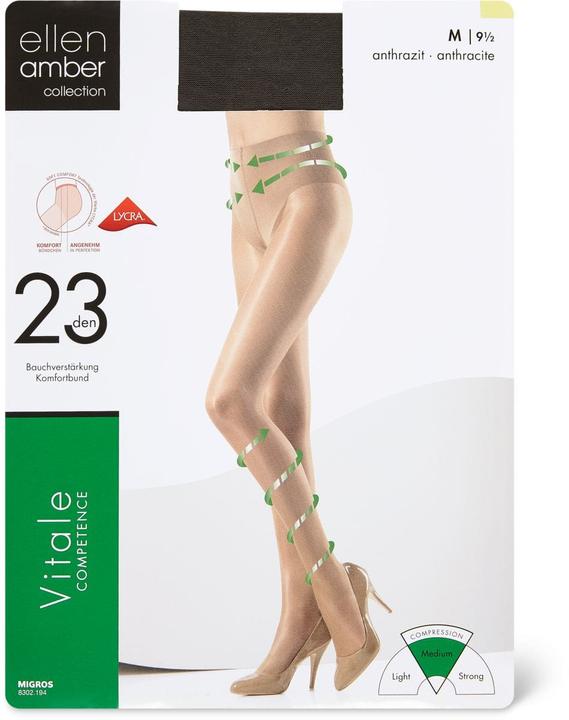 Image du produit Ellen Amber Damen Strumpfhosen Vitale (23 DEN)