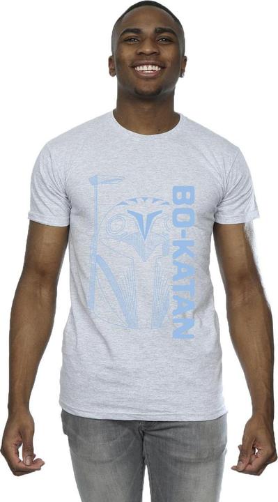 Image du produit Star Wars - T-shirt THE MANDALORIAN BO KATAN HELM - Homme (L)