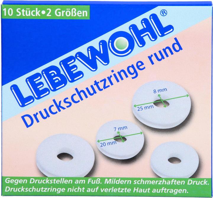 Produktbild Lebewohl DRUCKSCH RINGE RU, 10 St. Pflaster